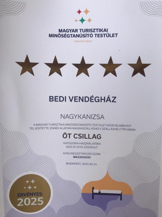 Bedi Vendeghaz Apartment Nagykanizsa Exterior photo